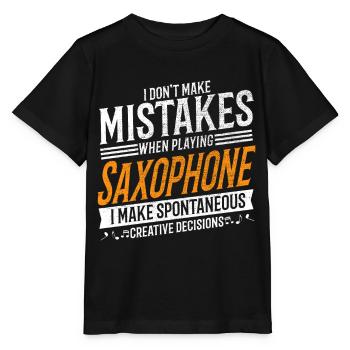 Saxophonist Musikliebhaber Kreativer Saxophonist - Stanley/Stella Kinder T-Shirt MINI CREATOR  - Schwarz - Vorne - Mikhail (115cm)