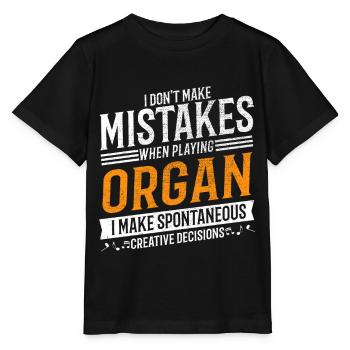 Amateurs de musique d’orgue Lecteur d’orgue créatif - T-shirt bio MINI CREATOR Stanley/Stella Enfant - noir - Devant - Mikhail (115cm)
