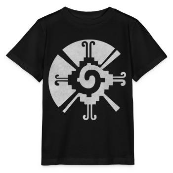 Hunab Ku Ometeotl Aztec Yucatec Maya Maya Inca - Stanley/Stella MINI CREATOR Kids’ T-Shirt - black - Front - Mikhail (115cm)