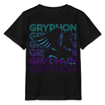 Greif Greifen Griechische Mythologie Altgriechisch - Stanley/Stella Kinder T-Shirt MINI CREATOR  - Schwarz - Vorne - Mikhail (115cm)