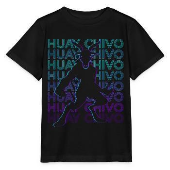 Huay Chivo Bête Maya Mythologie Maya Rétro - T-shirt bio MINI CREATOR Stanley/Stella Enfant - noir - Devant - Mikhail (115cm)