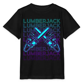 Lumberjack Lumberjack Retro - Stanley/Stella MINI CREATOR Kids’ T-Shirt - black - Front - Mikhail (115cm)