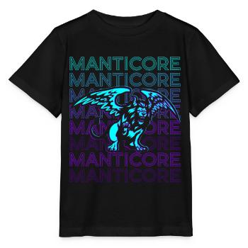 Mantikor Persische Mythologie Antike - Stanley/Stella Kinder T-Shirt MINI CREATOR  - Schwarz - Vorne - Mikhail (115cm)