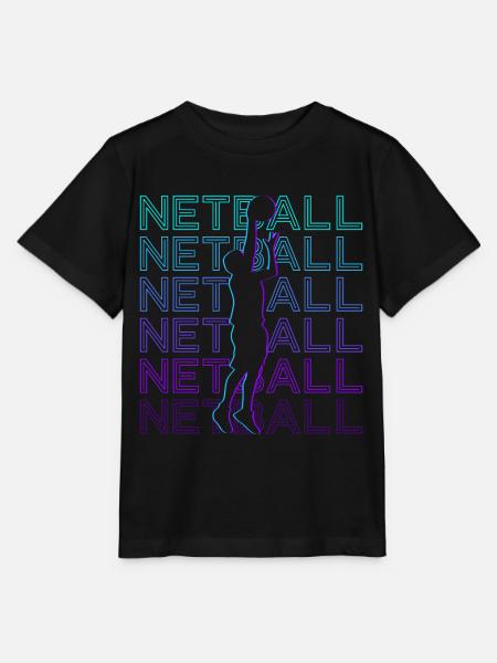 Netzballspieler Retro - Stanley/Stella Kinder T-Shirt MINI CREATOR - Schwarz