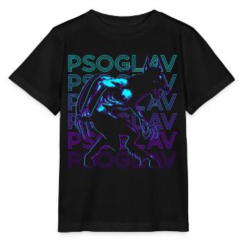 Psoglav Slawische Mythologie Retro - Stanley/Stella Kinder T-Shirt MINI CREATOR  - Schwarz - Vorne - Mikhail (115cm)