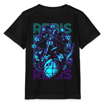 Rebis Alchemy Alchemist Magnum Opus Retro - Stanley/Stella MINI CREATOR Kids’ T-Shirt - black - Front - Mikhail (115cm)
