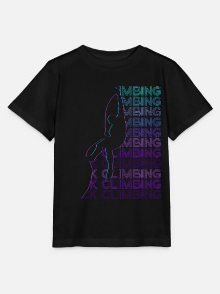 Felsklettern Felskletterer Retro - Stanley/Stella Kinder T-Shirt MINI CREATOR  - Schwarz