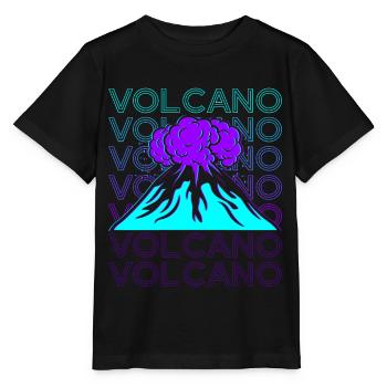 Volcan Rétro - T-shirt bio MINI CREATOR Stanley/Stella Enfant - noir - Devant - Mikhail (115cm)