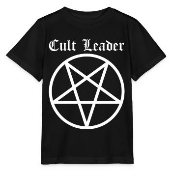 Chef de culte Pentagramme Gothique Occulte Goth Occulte - T-shirt bio MINI CREATOR Stanley/Stella Enfant - noir - Devant - Mikhail (115cm)