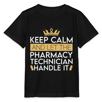 Pharmacy Technician Pharmacy Technician Gift - Stanley/Stella MINI CREATOR Kids’ T-Shirt - black - Front - Mikhail (115cm)