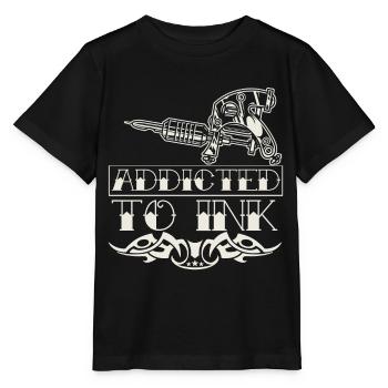 Tattoo Addict Tattoo Artist Citation Tattoo Artist - T-shirt bio MINI CREATOR Stanley/Stella Enfant - noir - Devant - Mikhail (115cm)