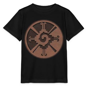 Hunab Ku Ometeotl Aztec Yucatec Maya Maya Inca - Stanley/Stella MINI CREATOR Kids’ T-Shirt - black - Front - Mikhail (115cm)