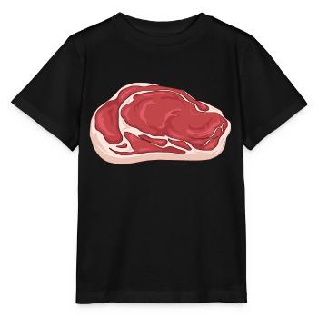 Meatcore Aesthetic Meat - Stanley/Stella MINI CREATOR Kids’ T-Shirt - black - Front - Mikhail (115cm)