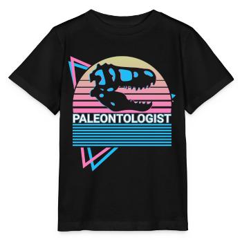 Paléontologue Paléontologie Crâne de dinosaure - T-shirt bio MINI CREATOR Stanley/Stella Enfant - noir - Devant - Mikhail (115cm)