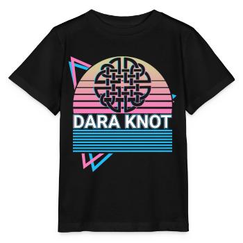 Dara Keltischer Knoten Dara Knoten Keltisches Symb - Stanley/Stella Kinder T-Shirt MINI CREATOR  - Schwarz - Vorne - Mikhail (115cm)