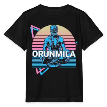 Orunmila Orisha African Deity Yoruba Relig - Stanley/Stella MINI CREATOR Kids’ T-Shirt - black - Front - Mikhail (115cm)