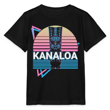Kanaloa Hawaiian God Ancient Hawaiian Mytus - Stanley/Stella MINI CREATOR Kids’ T-Shirt - black - Front - Mikhail (115cm)