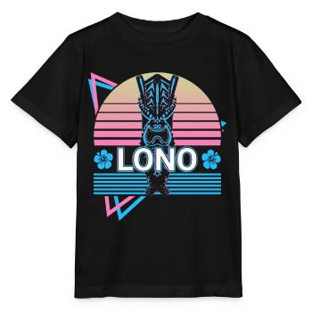 Lono Hawaiian God Ancient Hawaiian Mythol - Stanley/Stella MINI CREATOR Kids’ T-Shirt - black - Front - Mikhail (115cm)