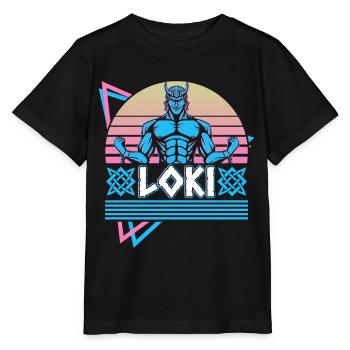 Loki Norse God Asgard Norse Mythology R - Stanley/Stella MINI CREATOR Kids’ T-Shirt - black - Front - Mikhail (115cm)