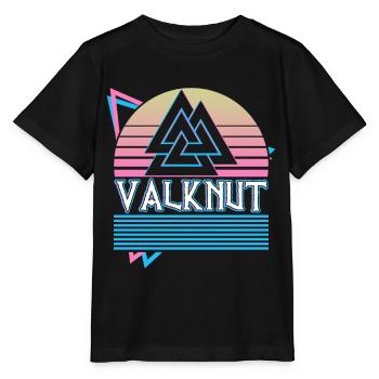 Symbole Valknut Symbole nordique Symbole nordique - T-shirt bio MINI CREATOR Stanley/Stella Enfant - noir - Devant - Mikhail (115cm)