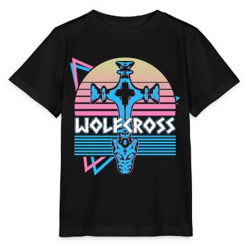 Wolfskreuz Wikinger Nordisch Wolfskreuz Nordische - Stanley/Stella Kinder T-Shirt MINI CREATOR  - Schwarz - Vorne - Mikhail (115cm)