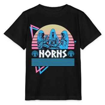 Nornen Nordische Mythologie Retro - Stanley/Stella Kinder T-Shirt MINI CREATOR  - Schwarz - Vorne - Mikhail (115cm)