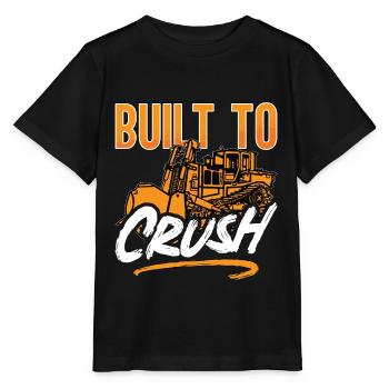 Bulldozer Construction Worker Gift - T-shirt bio MINI CREATOR Stanley/Stella Enfant - noir - Devant - Mikhail (115cm)
