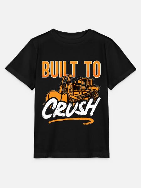 Planierraupe Bagger Bulldozer Bauarbeiter Geschenk - Stanley/Stella Kinder T-Shirt MINI CREATOR - Schwarz