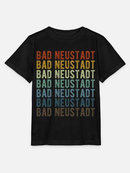 Bad Neustadt Stadt Retro Vintage - Stanley/Stella Kinder T-Shirt MINI CREATOR  - Schwarz