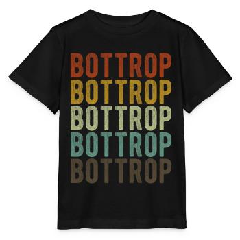 Bottrop City Rétro Vintage - T-shirt bio MINI CREATOR Stanley/Stella Enfant - noir - Devant - Mikhail (115cm)