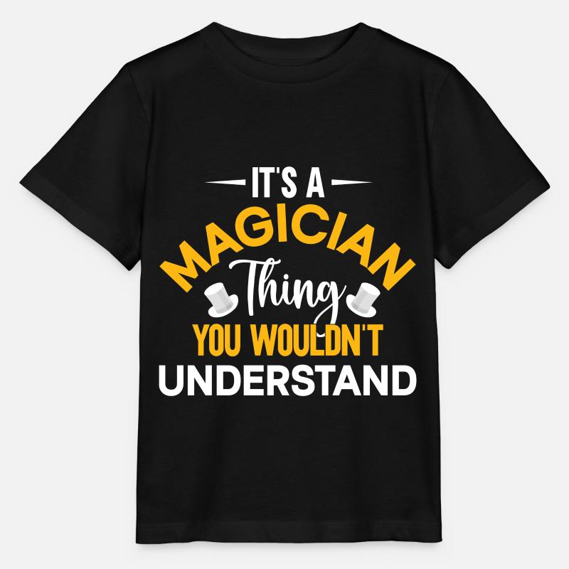 Magicien Party Magic Tricks Performer Magicien - T-shirt bio MINI CREATOR Stanley/Stella Enfant - noir