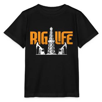 Oilfield Worker Rig Life Oil Rig Worker RougheNeck - Stanley/Stella MINI CREATOR Kids’ T-Shirt - black - Front - Mikhail (115cm)