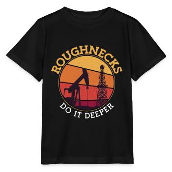 Oilfield Workers Roughnecks Make It Better - Stanley/Stella MINI CREATOR Kids’ T-Shirt - black - Front - Mikhail (115cm)