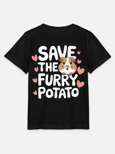 Meerschweinchen - Stanley/Stella Kinder T-Shirt MINI CREATOR  - Schwarz
