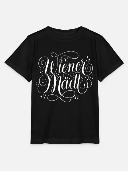 Wien Mädl - Stanley/Stella Kinder T-Shirt MINI CREATOR - Schwarz