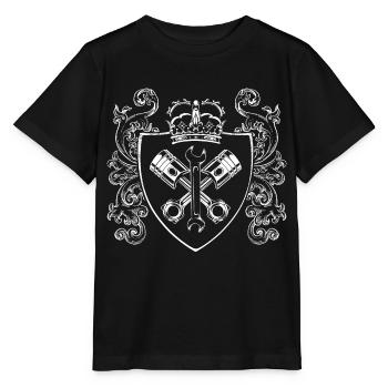 KFZ Mechaniker - Stanley/Stella Kinder T-Shirt MINI CREATOR  - Schwarz - Vorne - Mikhail (115cm)
