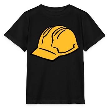 Bau Helm - Stanley/Stella Kinder T-Shirt MINI CREATOR  - Schwarz - Vorne - Mikhail (115cm)