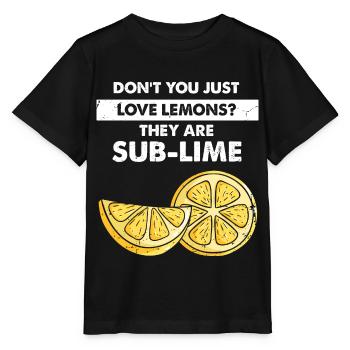 Limonade Limonade Limonade Limonade Stand Design - T-shirt bio MINI CREATOR Stanley/Stella Enfant - noir - Devant - Mikhail (115cm)