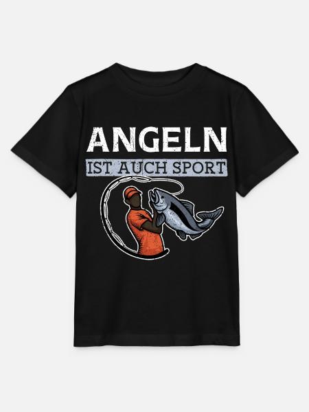 Angeln ist auch Sport - Stanley/Stella Kinder T-Shirt MINI CREATOR  - Schwarz