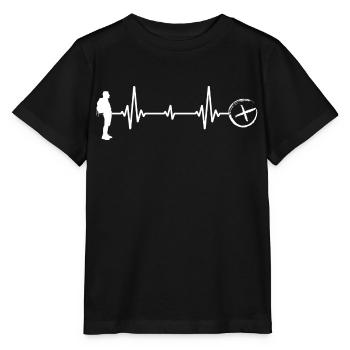 geocache geocaching schnitzeljagd - Stanley/Stella Kinder T-Shirt MINI CREATOR  - Schwarz - Vorne - Mikhail (115cm)