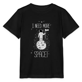 astronaut - Stanley/Stella MINI CREATOR Kids’ T-Shirt - black - Front - Mikhail (115cm)