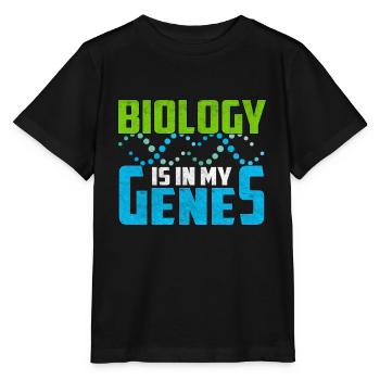 Biologie Lehrer Biologe biologisch Wissenschaft - Stanley/Stella Kinder T-Shirt MINI CREATOR  - Schwarz - Vorne - Mikhail (115cm)