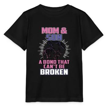 Mutter und Sohn Mama Kind Mutterliebe Mom - Stanley/Stella Kinder T-Shirt MINI CREATOR  - Schwarz - Vorne - Mikhail (115cm)