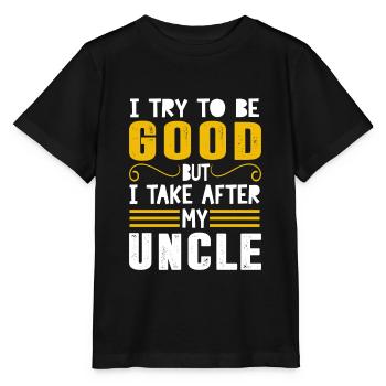 lustige witzige Sprüche - Stanley/Stella Kinder T-Shirt MINI CREATOR  - Schwarz - Vorne - Mikhail (115cm)
