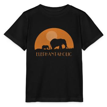 Elephant elephant - Stanley/Stella MINI CREATOR Kids’ T-Shirt - black - Front - Mikhail (115cm)
