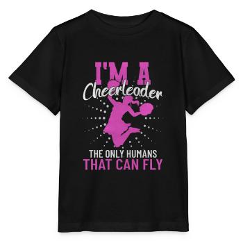 Cheerleader - Stanley/Stella Kinder T-Shirt MINI CREATOR  - Schwarz - Vorne - Mikhail (115cm)