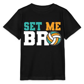 Volleyball Volleyball Set Volleyball Gift - T-shirt bio MINI CREATOR Stanley/Stella Enfant - noir - Devant - Mikhail (115cm)