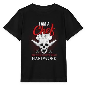 Star chef chef cook - Stanley/Stella MINI CREATOR Kids’ T-Shirt - black - Front - Mikhail (115cm)