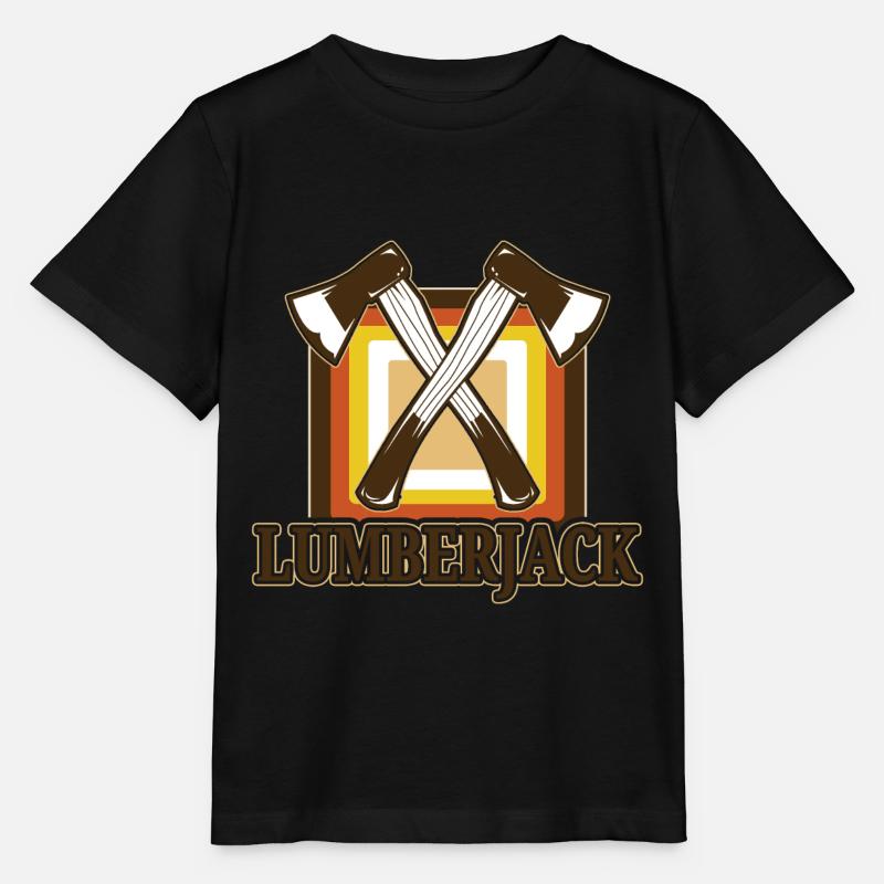 Bûcheron bûcheron - T-shirt bio MINI CREATOR Stanley/Stella Enfant - noir