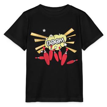 Bowling Ball Bowling Bowling Bowling Strike - Stanley/Stella MINI CREATOR Kids’ T-Shirt - black - Front - Mikhail (115cm)